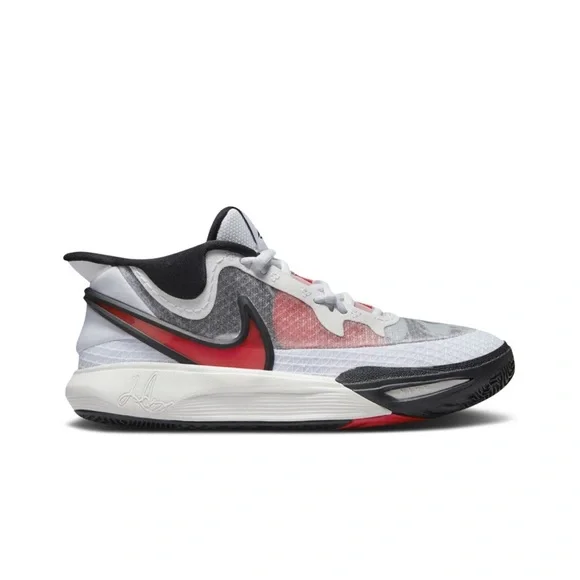 NIKE KYRIE 8 GO GS 'WHITE UNIVERSITY RED-BLACK’ NiB 4.5Y - Picture 2 of 15